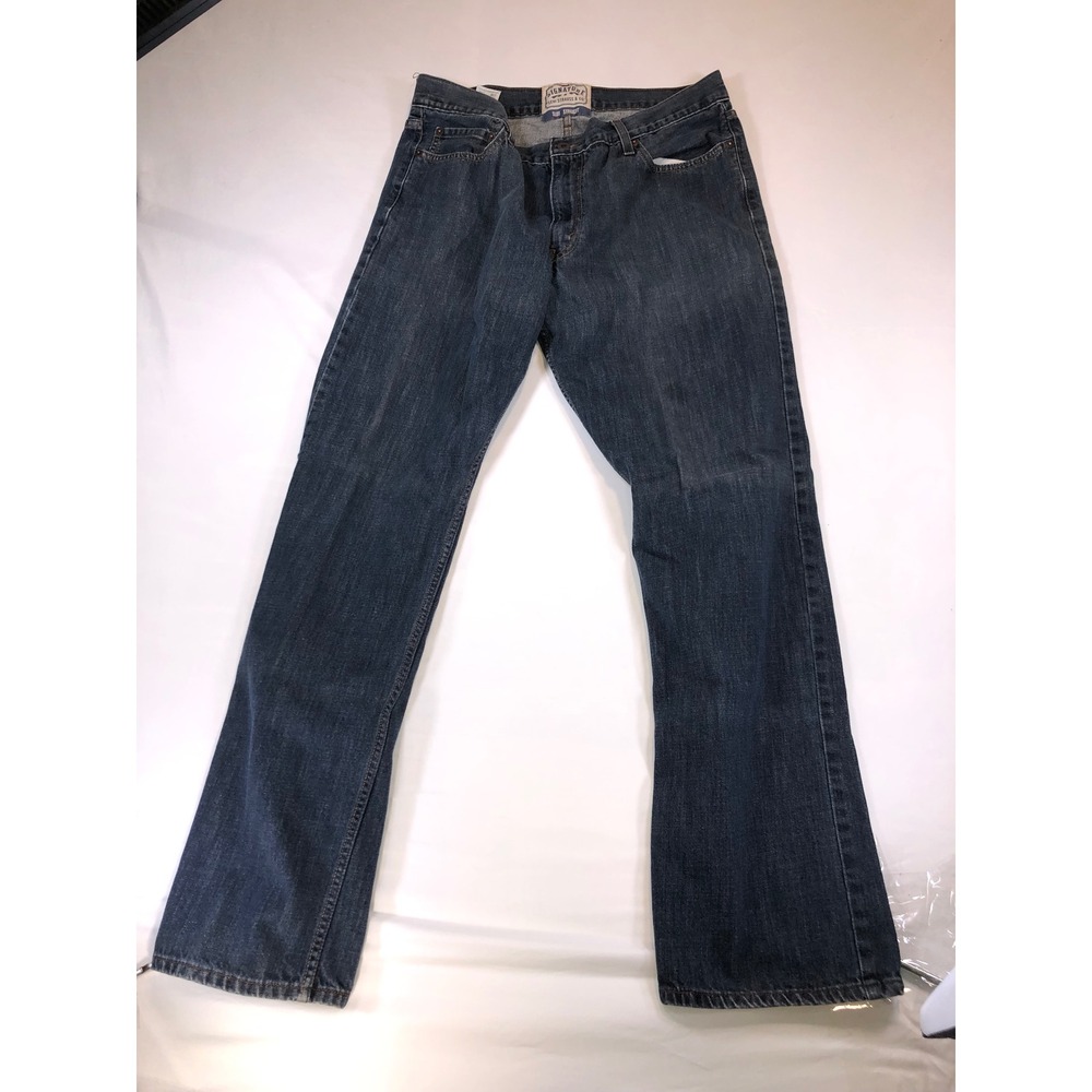 Signature by Levi Strauss & Co. Mens Slim Straight Dark Wash Denim Jeans W36 L32